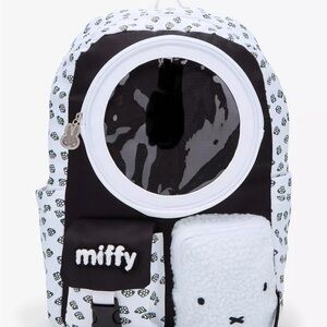 Miffy Black and White Kids Backpack with Cute Design